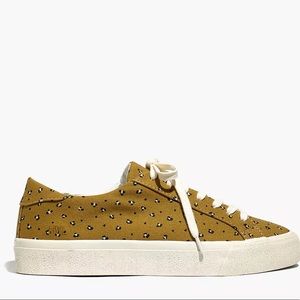 Madewell Sidewalk Low-Top Sneakers in Mini Leopard  (RE)Sourced Canvas E…